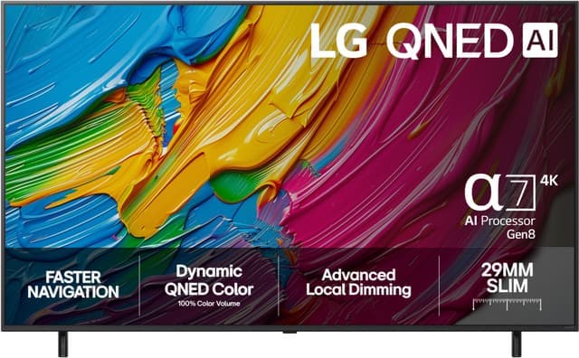 LG 55" QNED 80 4K TV (2025) -71%