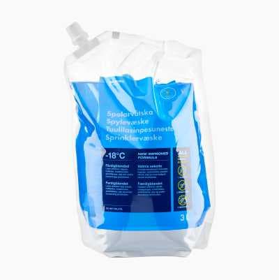 Käyttövalmis tuulilasin pesuneste, 3 litraa