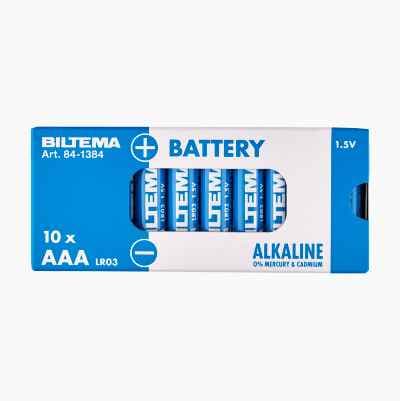 AAA/LR03 Alkaliparisto, 10-pakk.