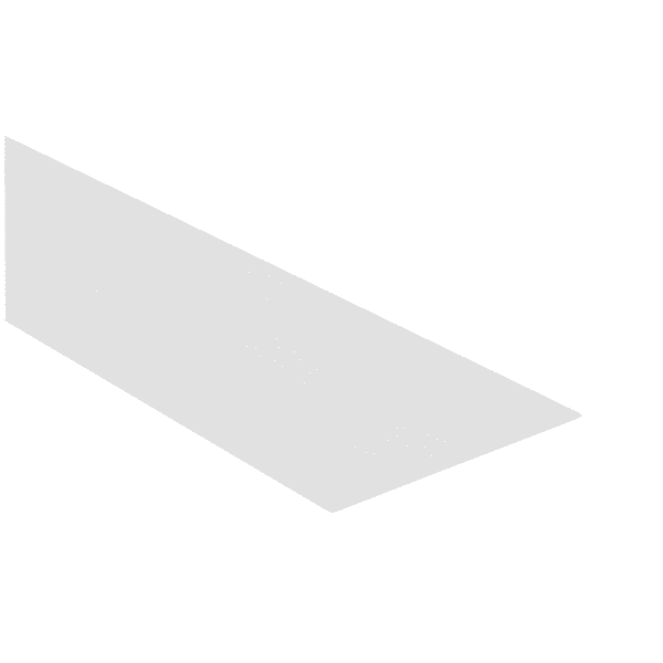 Hyllymuovi Elfa 607x393mm lankahyllylle läpikuultava 616430
