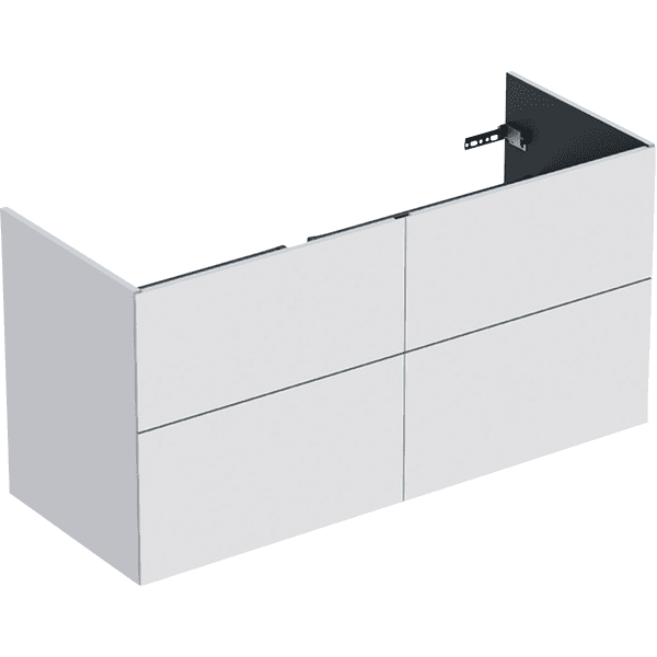 Allaskaappi IDO Elegant L120 K60 S46,6cm valkoinen