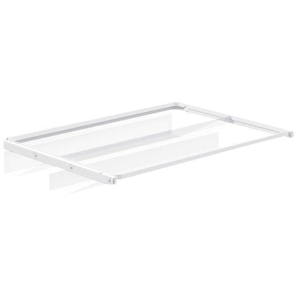 Kenkähylly mesh Elfa 450x430mm ulosvedettävä valkoinen 486290 -25%