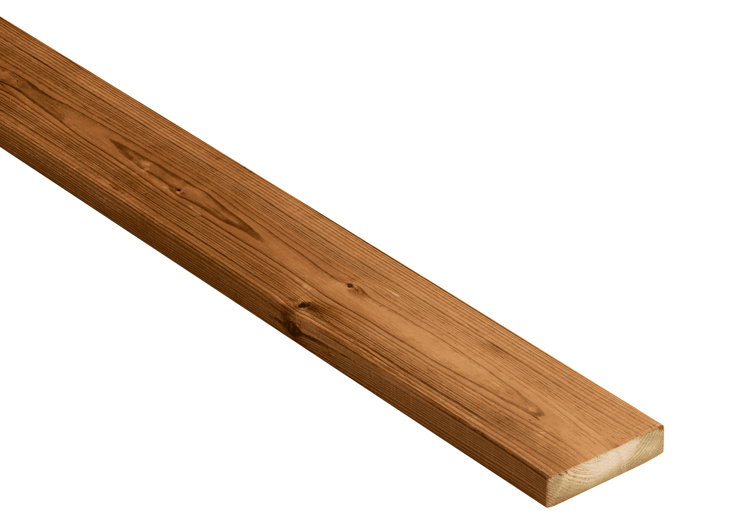 Terassilauta PROF kestopuu ruskea sileä 28x120x5100 NTR/AB