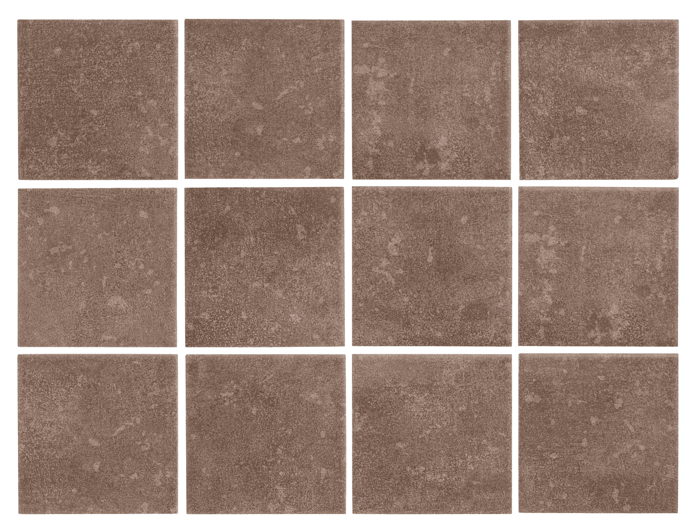 Lattialaatta Cello Kaya Rustic 9,7x9,7 ruskea 1,44m²