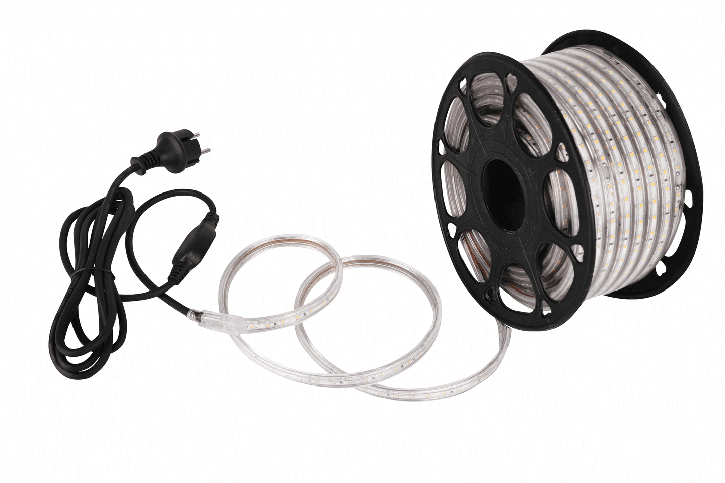 Led-valonauha OPAL 25m 230V 7,6W/m 750lm/m 4000K pistotulpalla IP65/44