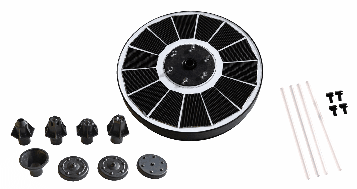 Aurinkokennopumppu 120 l/h sis. led-valo