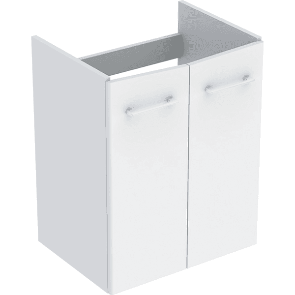 Allaskaappi IDO Glow Square 56cm L50 K62 S37cm valkoinen kahdella ovella