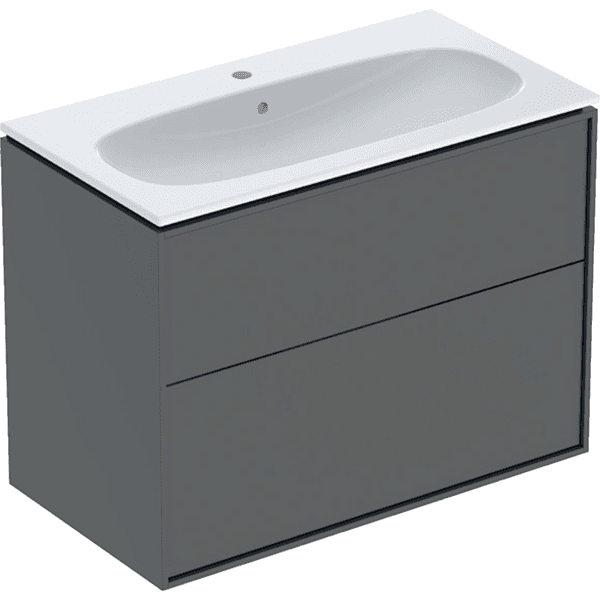 Allaskaappipaketti IDO Sense Art 90cm slim design laatikoilla laava