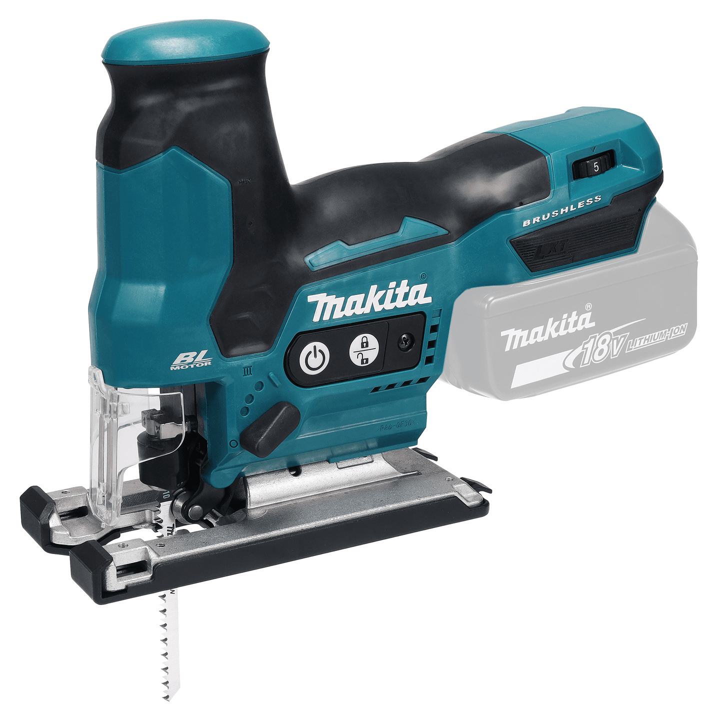 Akkupistosaha Makita DJV185Z 18V LXT runko