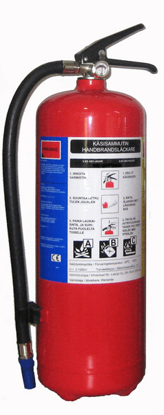 Jauhesammutin PROSEC 6kg 55A 233BC