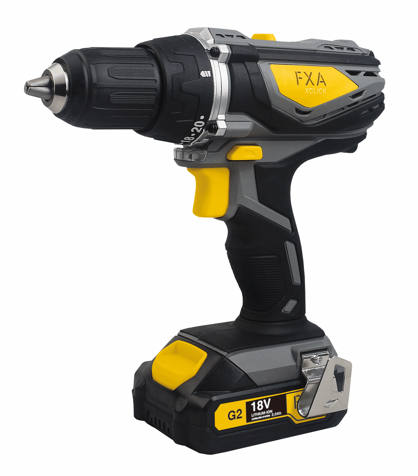 Akkuporakone FXA 18V-L XCLICK 1x2,0Ah JD6310KIT-A 13mm G2
