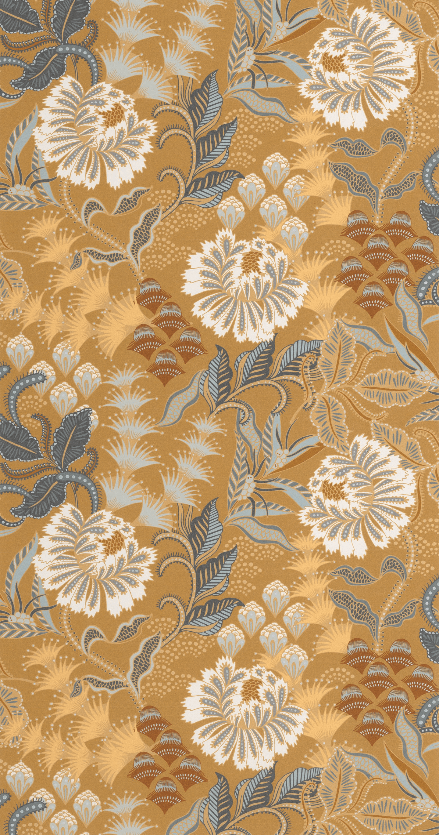 Kuitutapetti Casadeco Derby 89282248 Bloomsbury Jaune Curry 10,05m