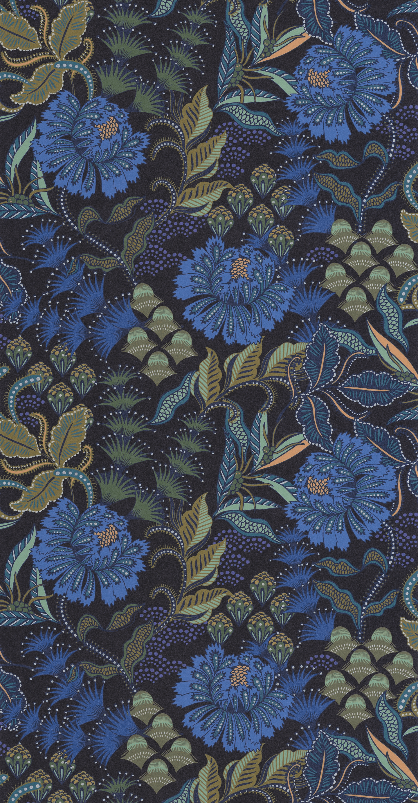 Kuitutapetti Casadeco Derby 89286312 Bloomsbury Bleu Indigo 10,05m