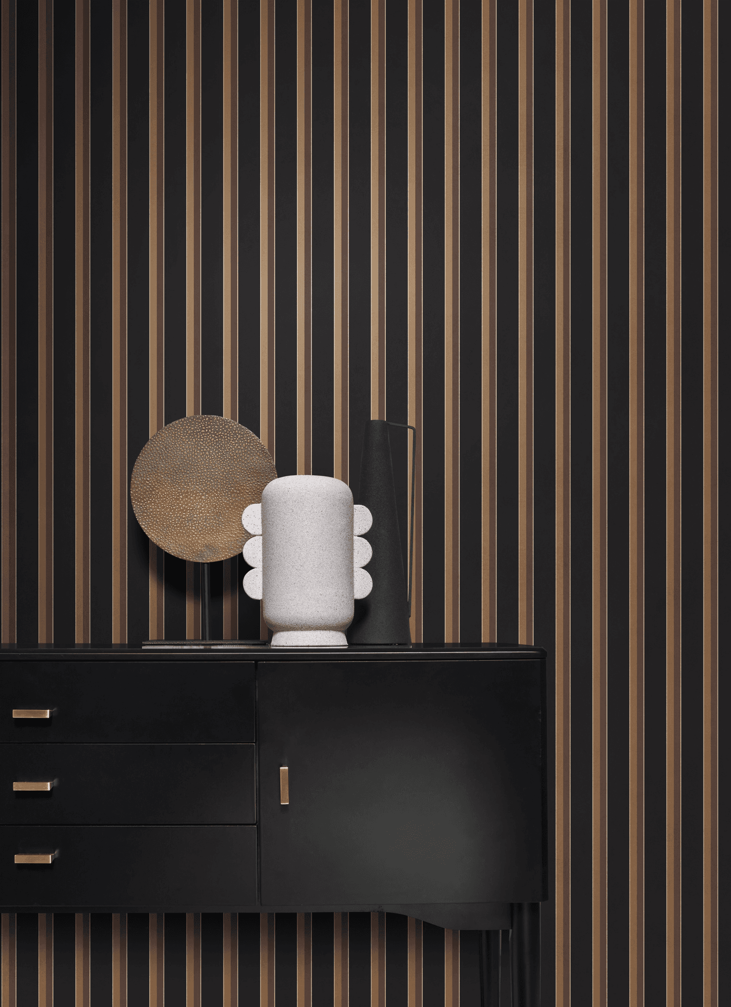 Kuitutapetti Casadeco Derby 89329457 Country Club Mordore Noir 10,05m