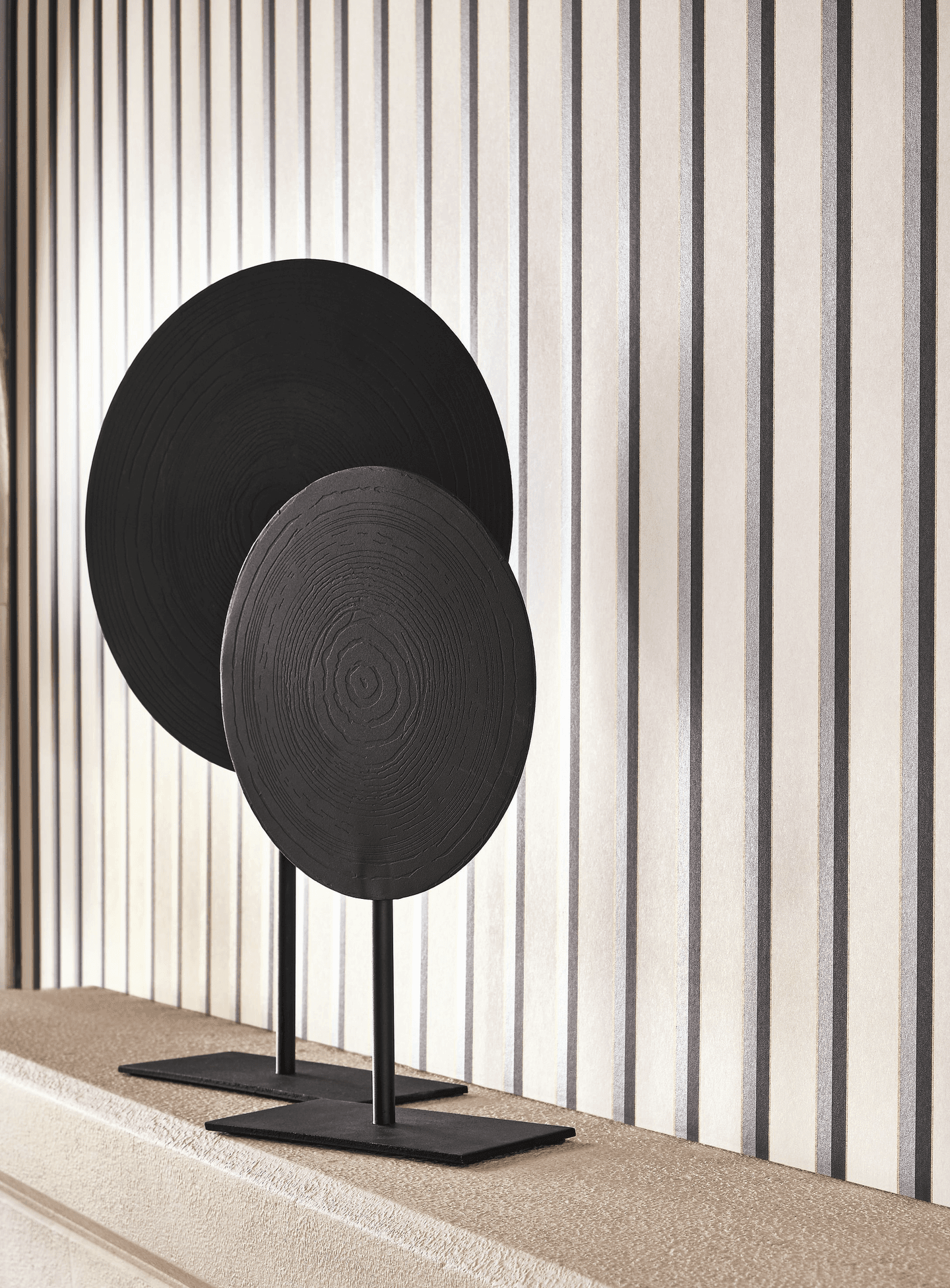 Kuitutapetti Casadeco Derby 89329286 Country Club Noir Naturel 10,05m