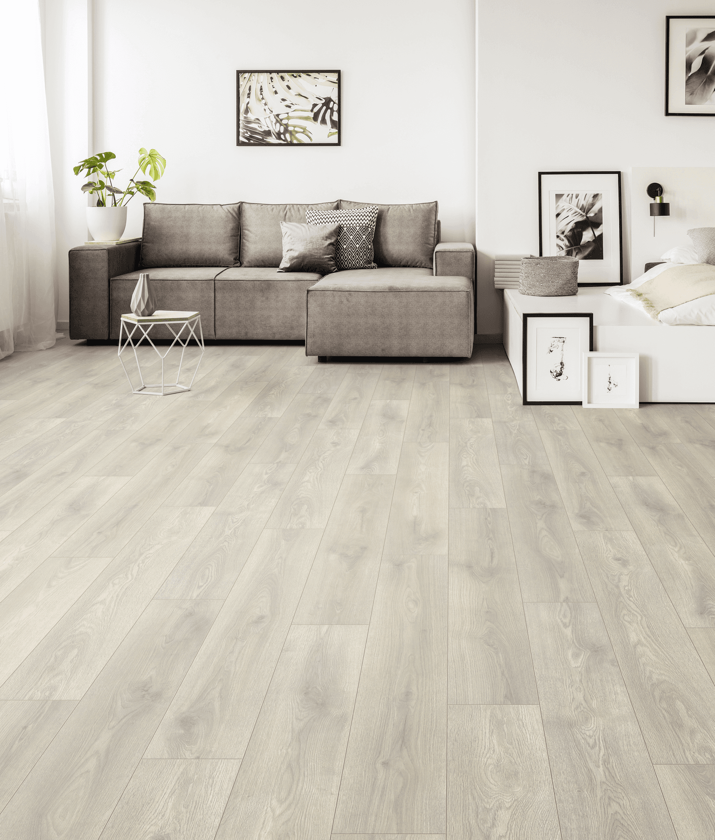 Laminaatti Cloud Yosemite Oak 8mm/KL32 1288x195x8mm V4 K466 2,26m² -33%