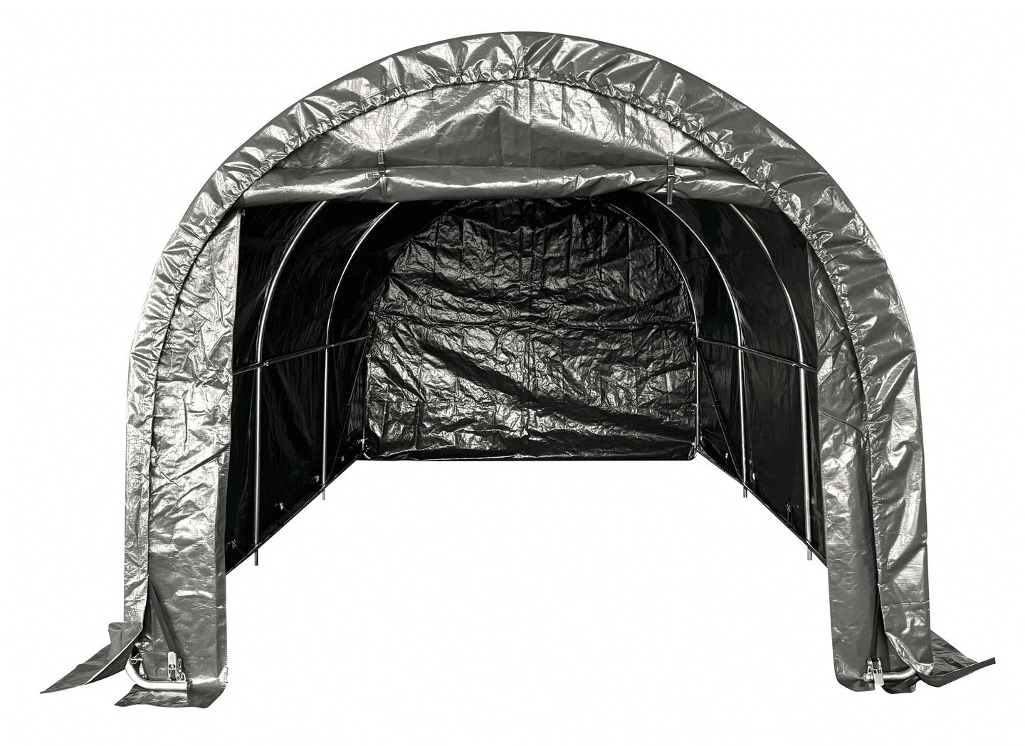 Pressutalli PROF 3,0x5,0x2,4m tummanharmaa