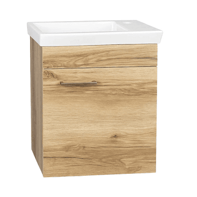 Allaskaappipaketti Tammiholma Viilu tammi 45x28x54cm pyökki/poppelivaneria