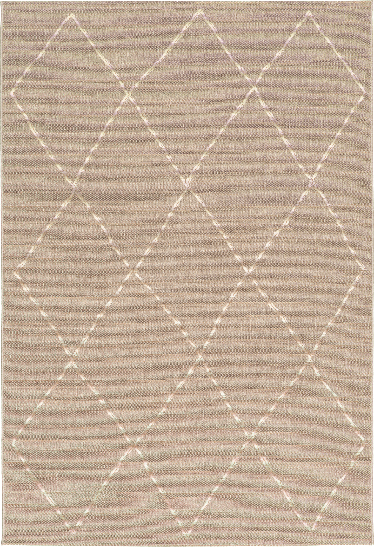 Sisä- ja ulkomatto CELLO Sisily 160x230 cm vaaleanruskea