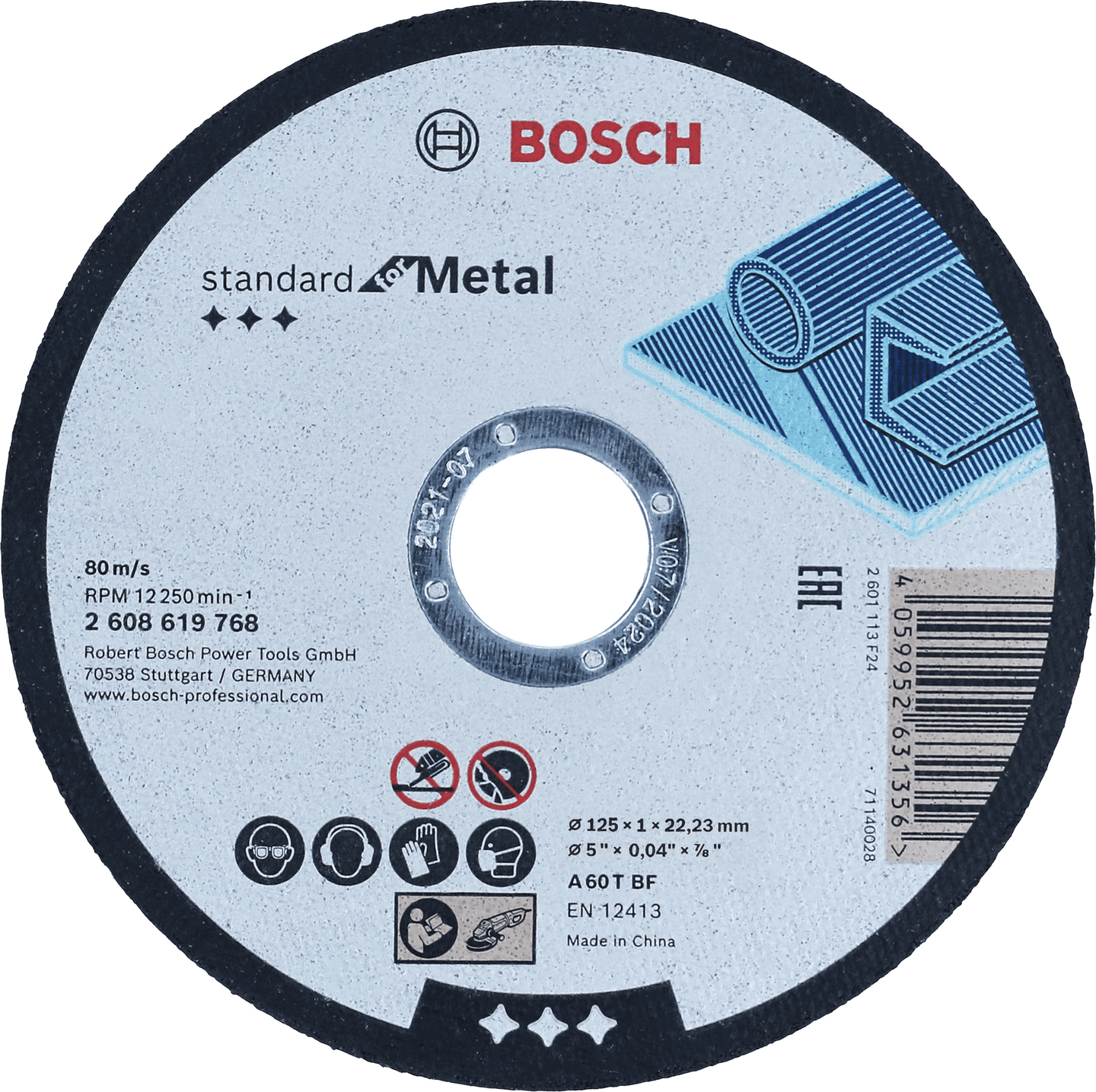 Katkaisulaikka Bosch STD Standard for Metal 125x1,0mm
