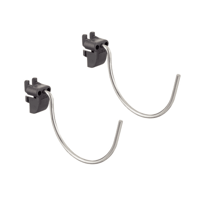 Pieni rengaskoukku säilytystauluun Elfa Garage+ mattegrey 4700111