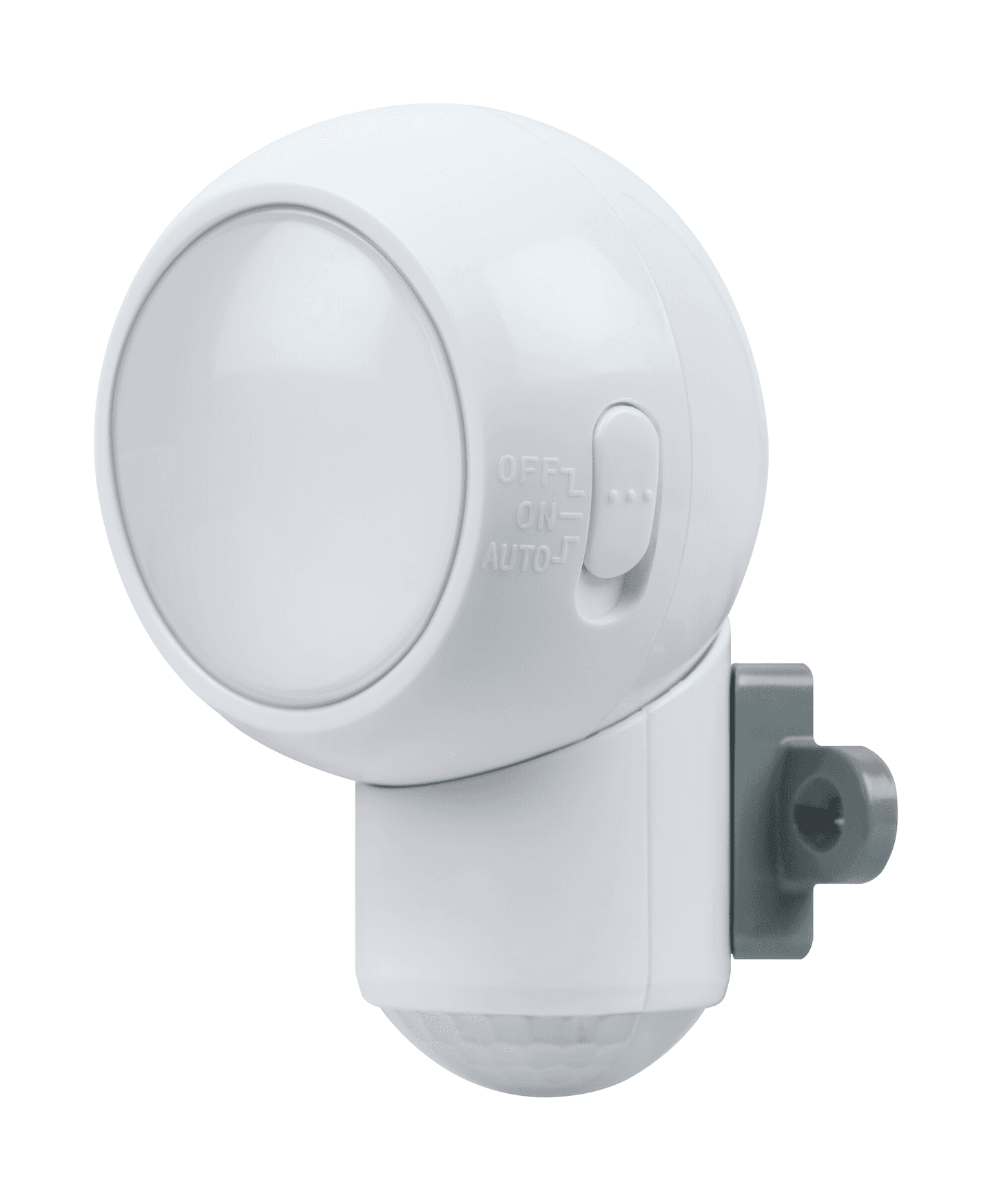 Liiketunnistinvalaisin OSRAM Spylux 17lm 3000K paristoilla valkoinen IP43