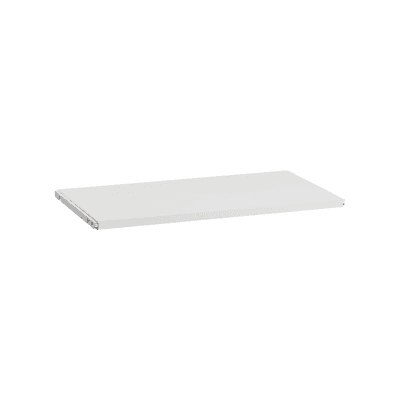 Melamiinihylly Elfa 605x323mm paikalleen napsautettava valkoinen 4300372