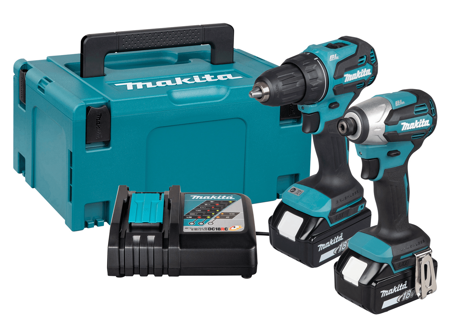 Akkukonesarja Makita DLX2577TJ 18V LXT
