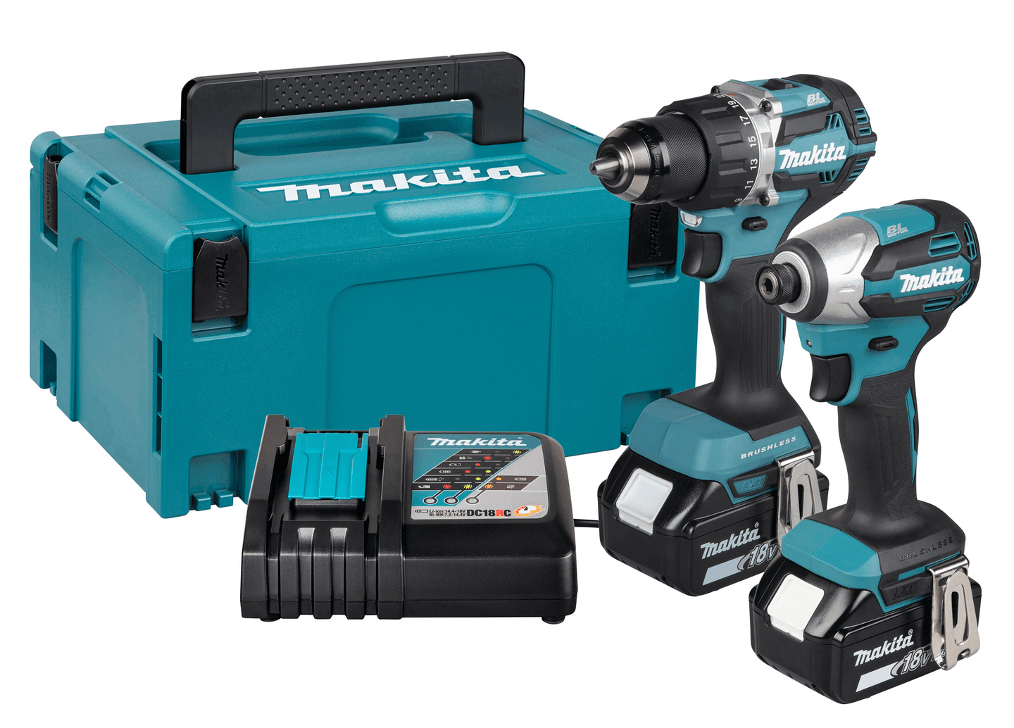 Akkukonesarja Makita DLX2576TJ 18V LXT