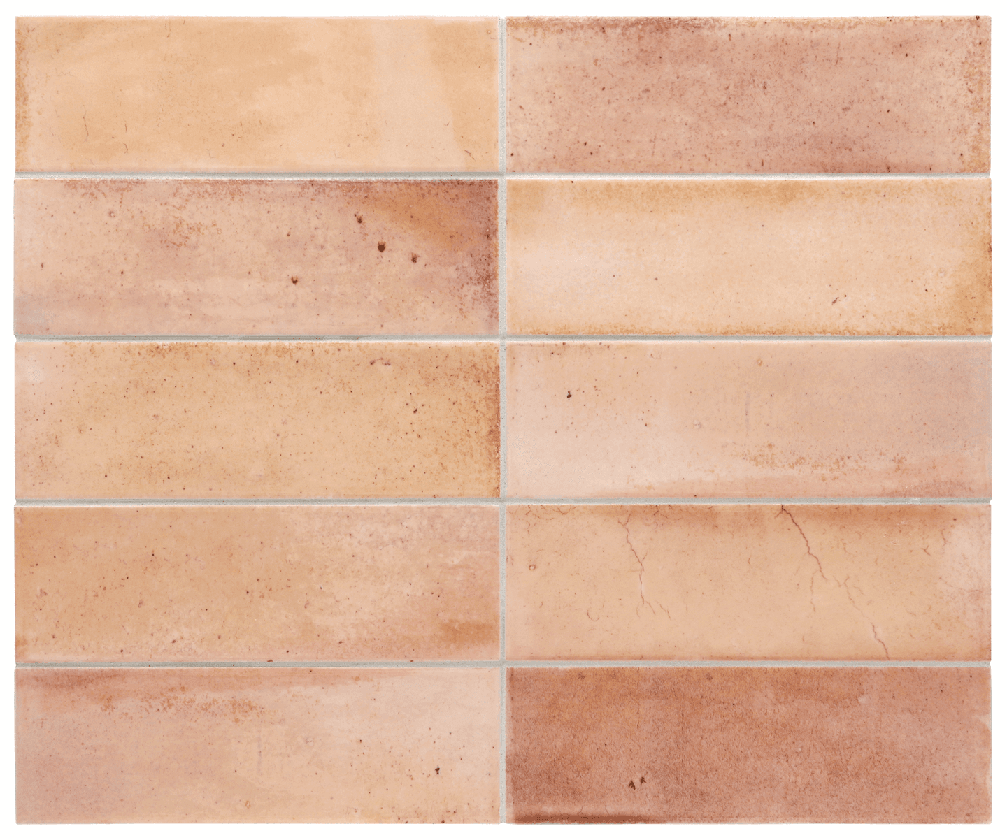 Seinälaatta Cello Hanoi 6,5x20cm pinkki 0,5m²