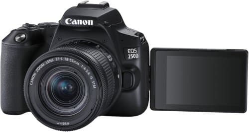 Canon EOS 250D -järjestelmäkamera, musta + 18-55 IS STM -45% (Hyväkuntoinen)