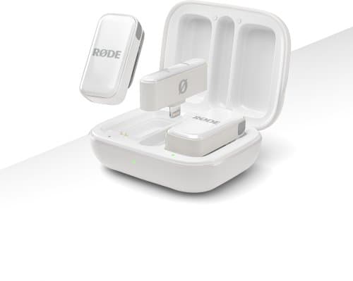 Rode Wireless Micro Lightning -langaton mikrofonijärjestelmä, valkoinen -72% (Hyväkuntoinen)