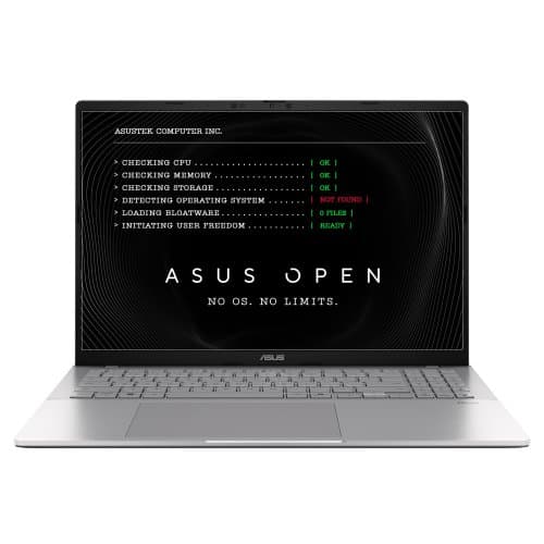 Asus Vivobook S16 D3607GA-OPEN2 16" kannettava, ilman käyttöjärjestelmää, hopea