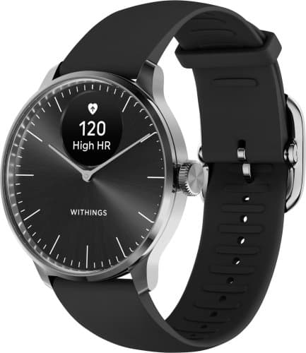 Withings Scanwatch Light -älykello, 37 mm, musta -60% (Hyväkuntoinen)
