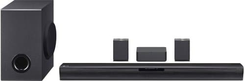 LG SQC4R 4.1 Soundbar -äänijärjestelmä takakaiuttimilla -69% (Hyväkuntoinen)