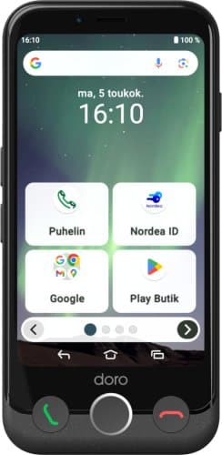 Doro Aurora A11 älypuhelin, Graphite -55% (Hyväkuntoinen)