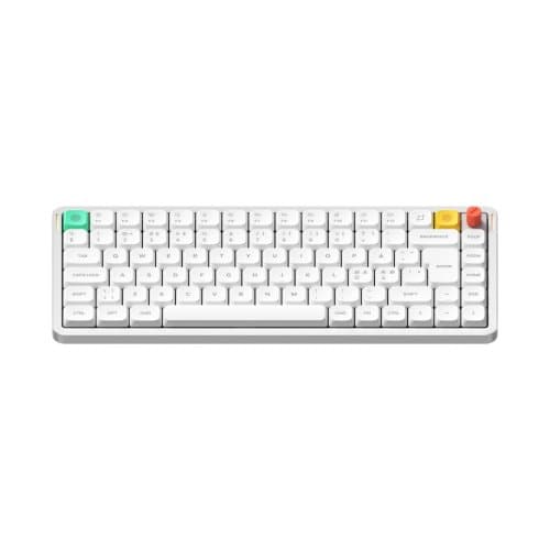 NuPhy Air75 V3 mekaaninen näppäimistö, Nova White, Red Nano-kytkimet -49% (Hyväkuntoinen)