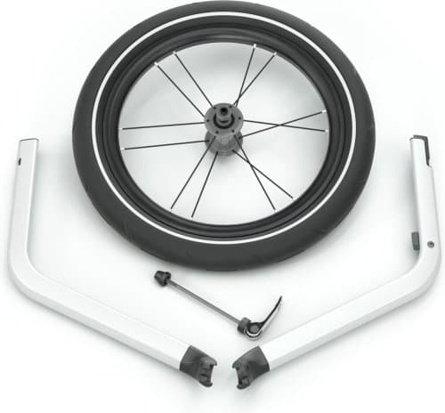 Thule Chariot All-Terrain Kit double muuntovarustepaketti, kaksipaikkaisista lastenkuljetuskärryistä juoksurattaiksi -53% (Hyväkuntoinen)