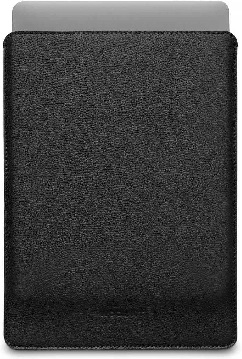 Woolnut Leather Sleeve -suojatasku 14" MacBook Pro, musta -55% (Hyväkuntoinen)