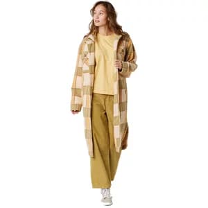 Rip Curl Long Line Check Jacket Womens