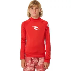 Rip Curl Brand Wave UPF Long Sleeve Kids 8-16y