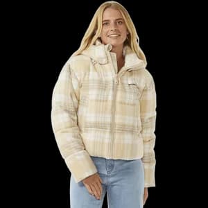Rip Curl Anti-Series Surf Check Puffer Womens