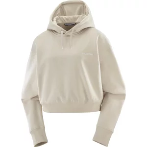 Salomon Logo Short Hoodie Womens
