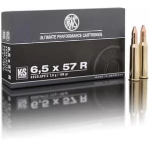 RWS 6,5 x 57R 8,2g KS 20 kpl