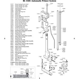 Dillon Precision RL550 Auto Prime system: Large Roller