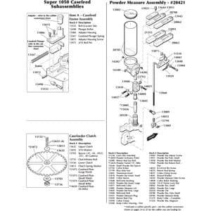 Dillon Precision Super 1050 Casefeed Subassemblies (S1050CSA) Roller Bolt -48%