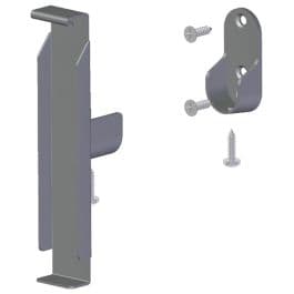 Vaatetangon kiinnike teline-seinä Lundbergs hopea -50%