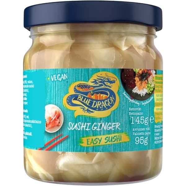 Blue Dragon Sushi inkivääri 145/95g -33%