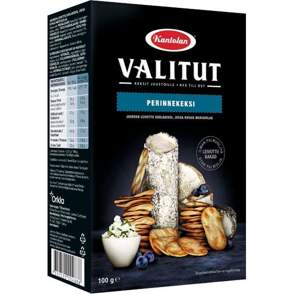 Kantolan Valitut Perinnekeksi suolakeksi 100g -25%