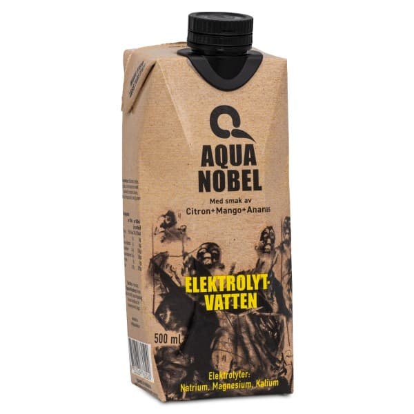 Aqua Nobel Elektrolyyttivesi , Ananas/Sitruuna/Mango, 500 ml